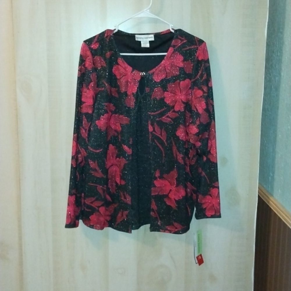 Cathy Daniels Top XL Built in 2 for 1